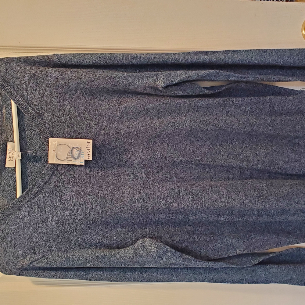Cozy Blue Long Sleeve Top